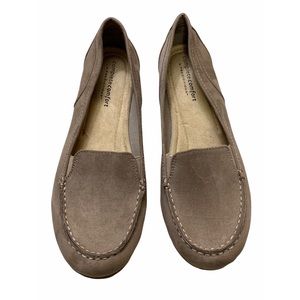 Predictions Beige Suede Comfort Loafers SZ 8.5